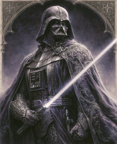 Darth vader black armor - in,
